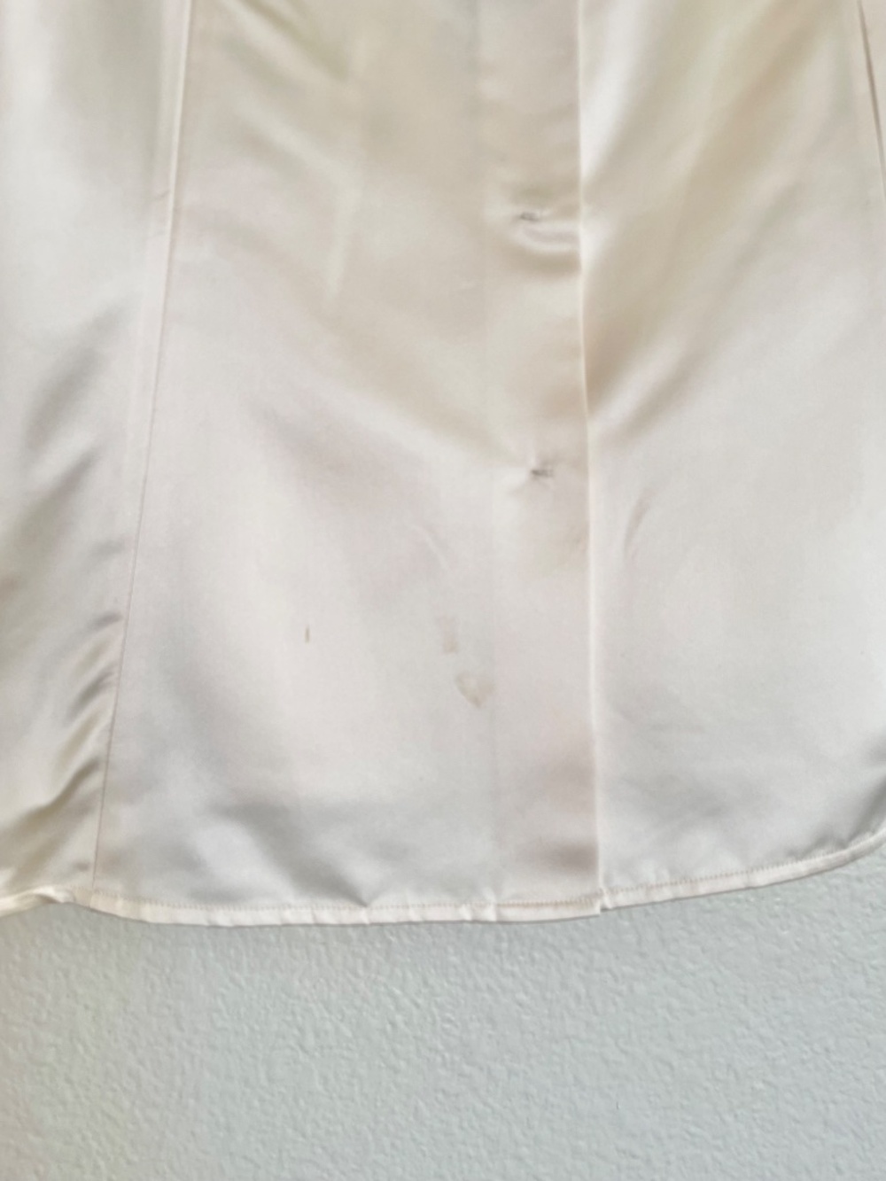 Prada Ivory Silk Puffy Sleeve Blouse Made in Italy - Picture 12 of 13